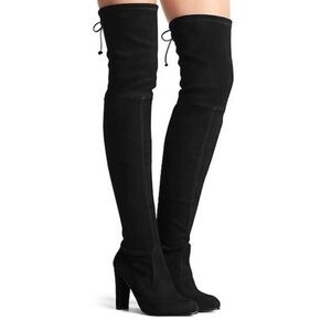 STUART WEITZMAN | Black Over-the-Knee Women's Boots